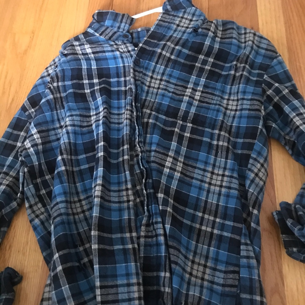 Distressed Pacsun Flannel